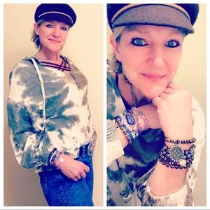 🦋🤎🥼POL Tie Dye Hoodie🥼🧵🧶